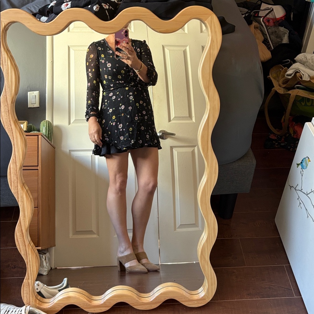 •The Kooples Floral Black Dress